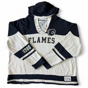 Old Time Hockey XL 100% cotton Flames Hoodie causeway collection
